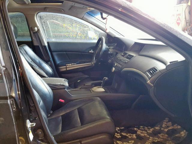 1HGCP26818A148859 - 2008 HONDA ACCORD EXL BLACK photo 5