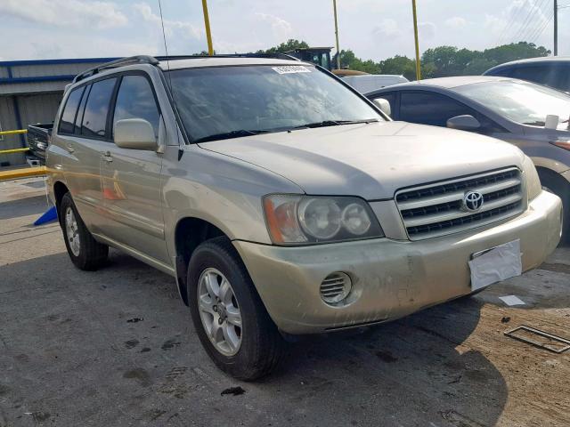 JTEGF21A620063943 - 2002 TOYOTA HIGHLANDER GOLD photo 1