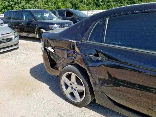 19UUA66296A028071 - 2006 ACURA 3.2TL BLACK photo 10