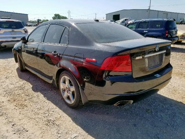 19UUA66296A028071 - 2006 ACURA 3.2TL BLACK photo 3