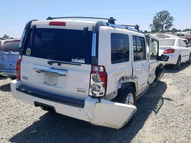 1J8HG58296C332259 - 2006 JEEP COMMANDER WHITE photo 4