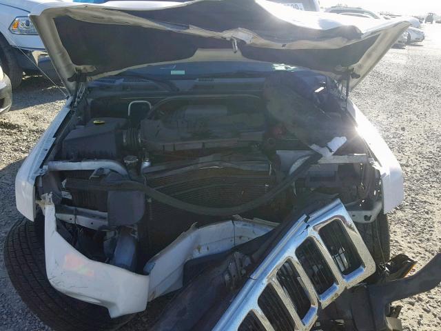 1J8HG58296C332259 - 2006 JEEP COMMANDER WHITE photo 7