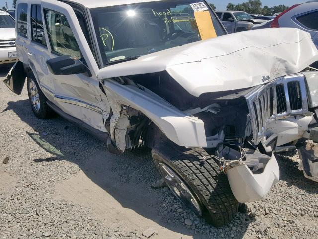1J8HG58296C332259 - 2006 JEEP COMMANDER WHITE photo 9