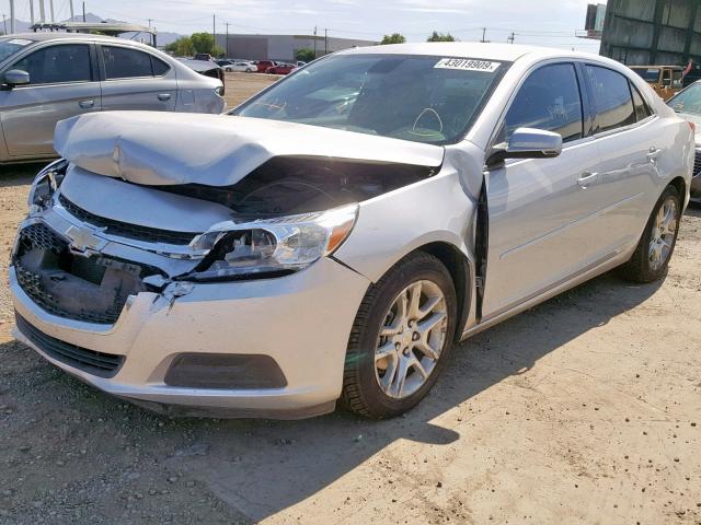 1G11C5SL1EF302359 - 2014 CHEVROLET MALIBU 1LT 银色 照片 2