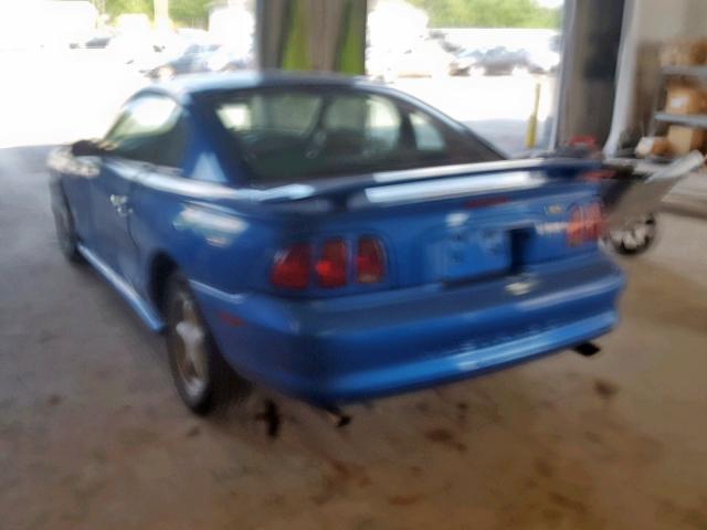 1FAFP42X3WF220560 - 1998 FORD MUSTANG GT BLUE photo 3