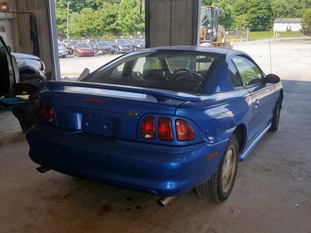 1FAFP42X3WF220560 - 1998 FORD MUSTANG GT BLUE photo 4