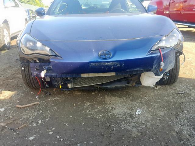JF1ZNAA11F9708788 - 2015 TOYOTA SCION FR-S BLUE photo 9