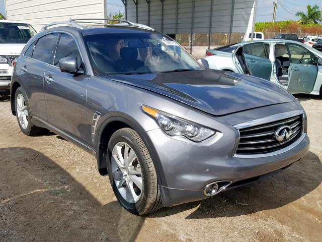 JN8CS1MW5DM174726 - 2013 INFINITI FX37 GRAY photo 1