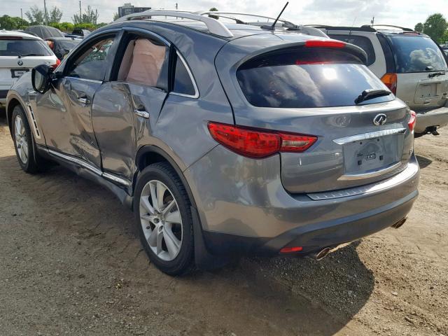 JN8CS1MW5DM174726 - 2013 INFINITI FX37 GRAY photo 3