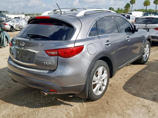 JN8CS1MW5DM174726 - 2013 INFINITI FX37 GRAY photo 4