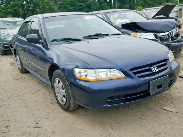 1HGCF85452A036240 - 2002 HONDA ACCORD DX BLUE photo 1