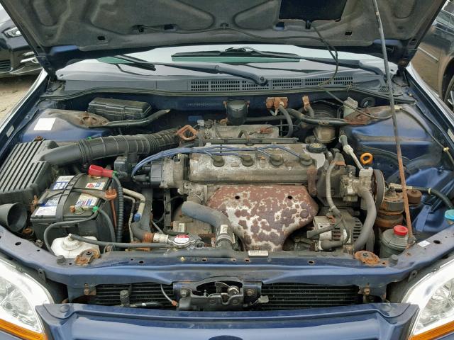 1HGCF85452A036240 - 2002 HONDA ACCORD DX BLUE photo 7