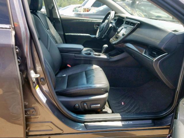 4T1BK1EB4FU184469 - 2015 TOYOTA AVALON XLE GRAY photo 5