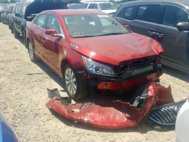 1G4GB5GR8EF145846 - 2014 BUICK LACROSSE RED photo 1