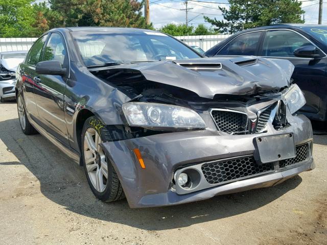 6G2ER57789L206200 - 2009 PONTIAC G8 GRAY photo 1