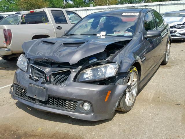 6G2ER57789L206200 - 2009 PONTIAC G8 GRAY photo 2