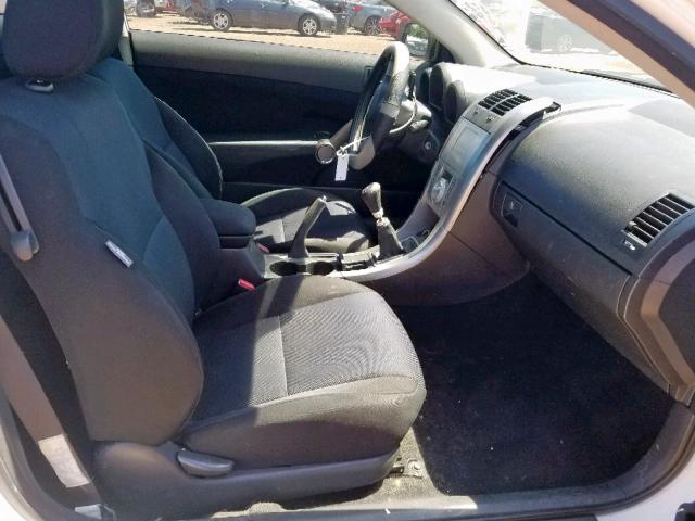JTKDE167790281894 - 2009 TOYOTA SCION TC თეთრი ფოტო 5