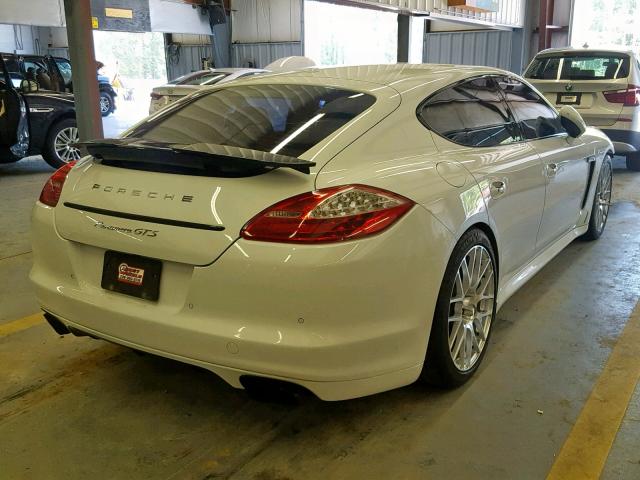 WP0AF2A74DL075749 - 2013 PORSCHE PANAMERA G WHITE photo 4