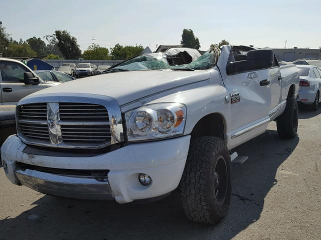 3D7KS29AX7G804439 - 2007 DODGE RAM 2500 WHITE photo 2