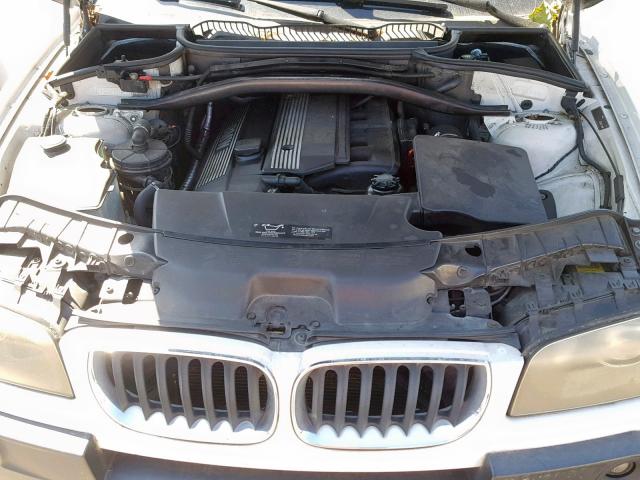 WBXPA93464WA66334 - 2004 BMW X3 3.0I WHITE photo 7