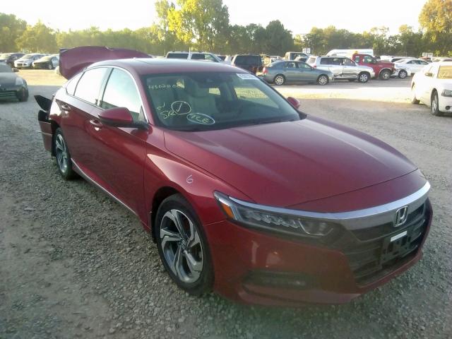 1HGCV1F60JA066500 - 2018 HONDA ACCORD EXL RED photo 1