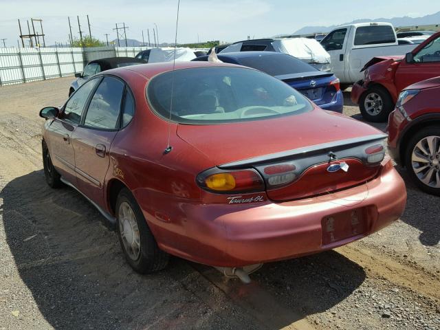 1FALP52UXVA175644 - 1997 FORD TAURUS GL RED photo 3