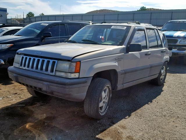 1J4GZ58Y0RC219056 - 1994 JEEP GRAND CHER SILVER photo 2