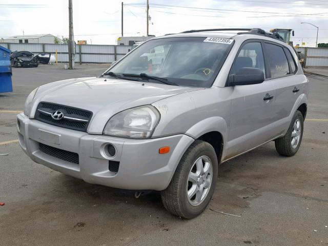 KM8JM12B26U479905 - 2006 HYUNDAI TUCSON GL SILVER photo 2