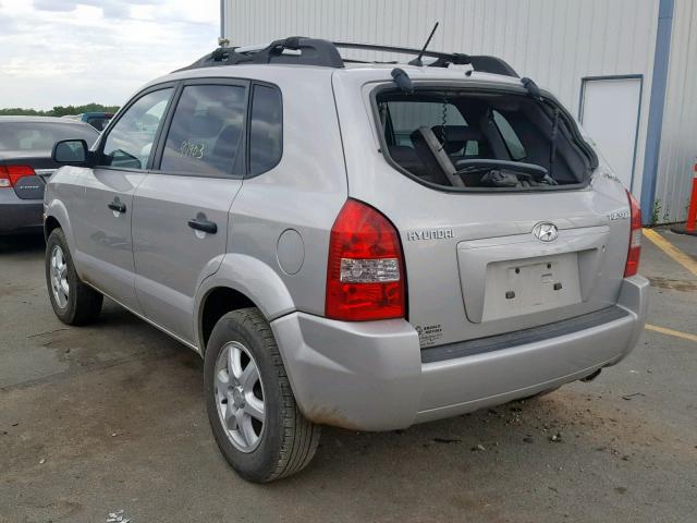 KM8JM12B26U479905 - 2006 HYUNDAI TUCSON GL SILVER photo 3