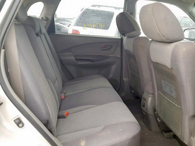 KM8JM12B26U479905 - 2006 HYUNDAI TUCSON GL SILVER photo 6