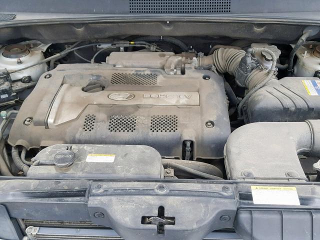 KM8JM12B26U479905 - 2006 HYUNDAI TUCSON GL SILVER photo 7