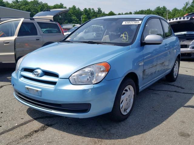 KMHCM3AC8BU200885 - 2011 HYUNDAI ACCENT GL BLUE photo 2