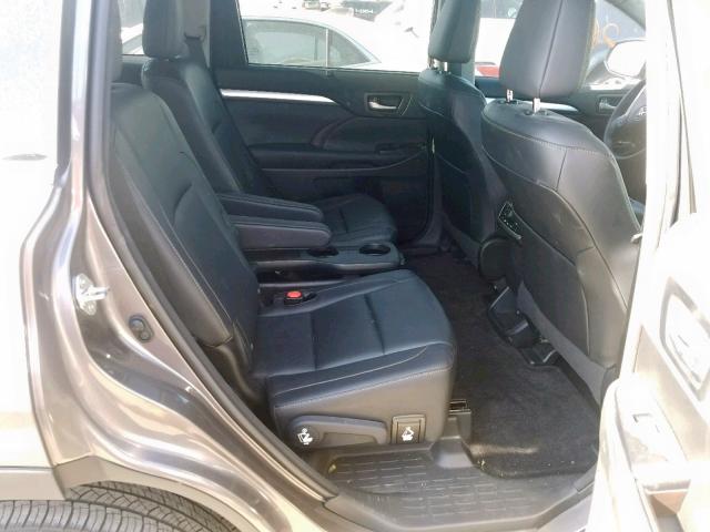 5TDKKRFH2FS108274 - 2015 TOYOTA HIGHLANDER GRAY photo 6