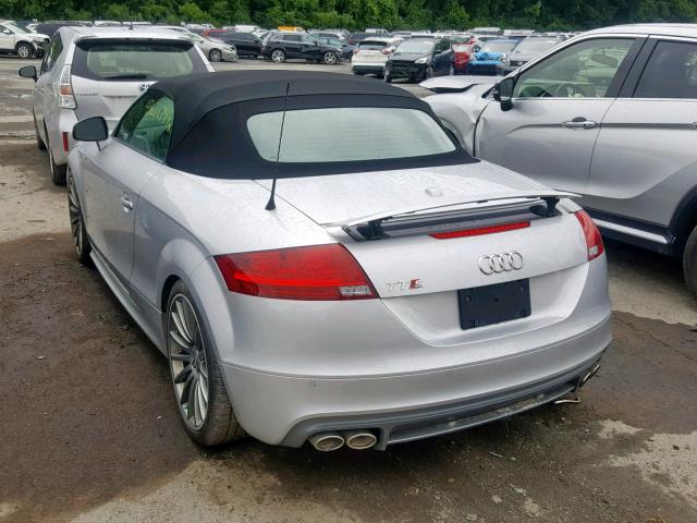 TRUS1AFK7F1000994 - 2015 AUDI TTS SILVER photo 3