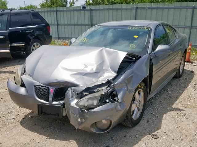 2G2WP552181159966 - 2008 PONTIAC GRAND PRIX GRAY photo 2