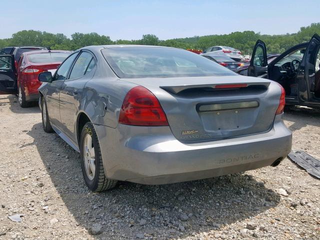 2G2WP552181159966 - 2008 PONTIAC GRAND PRIX GRAY photo 3