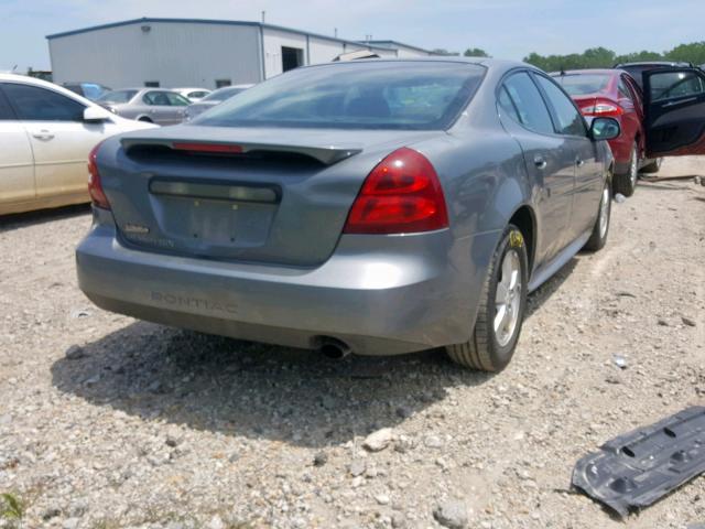 2G2WP552181159966 - 2008 PONTIAC GRAND PRIX GRAY photo 4