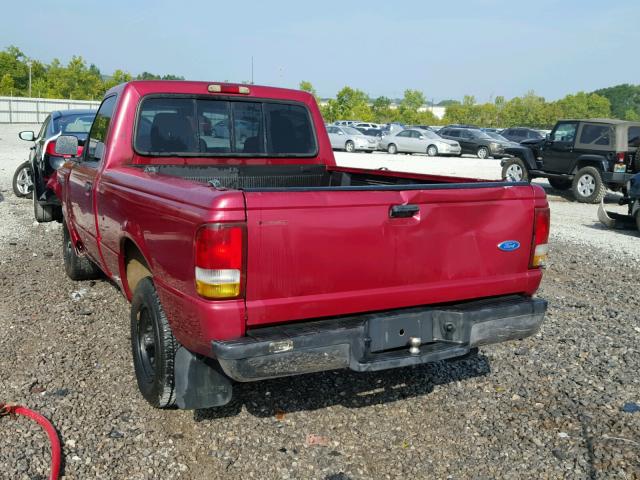 1FTCR10A8PTA99225 - 1993 FORD RANGER RED photo 3