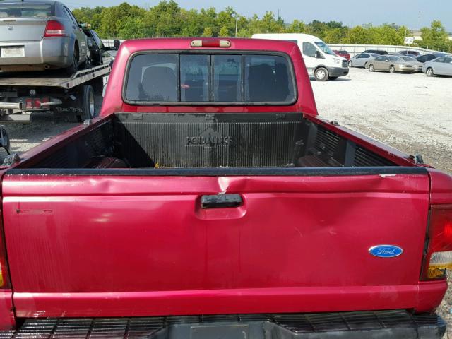 1FTCR10A8PTA99225 - 1993 FORD RANGER RED photo 6