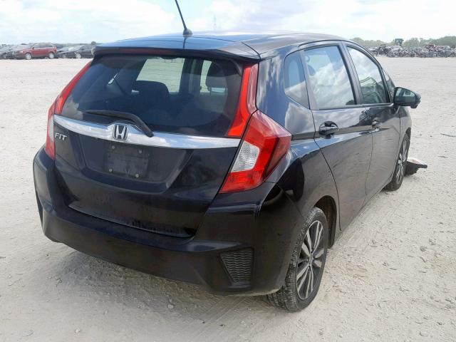 3HGGK5H88FM746204 - 2015 HONDA FIT EX BLACK photo 4