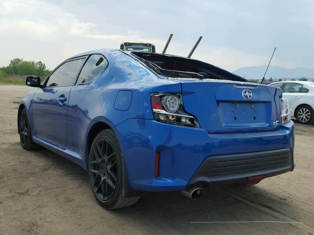JTKJF5C71GJ024135 - 2016 TOYOTA SCION TC 蓝色 照片 3