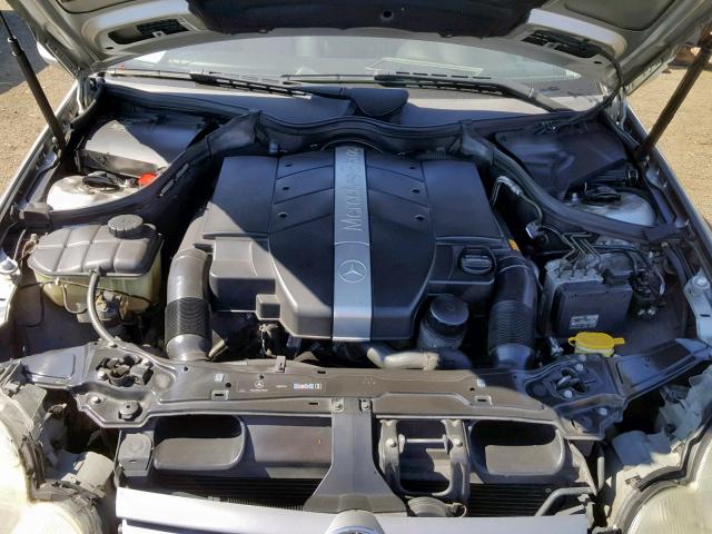 WDBRN64J24A557764 - 2004 MERCEDES-BENZ C 320 SPOR SILVER photo 7