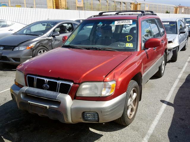 JF1SF65511H759294 - 2001 SUBARU FORESTER S Qırmızı foto 2