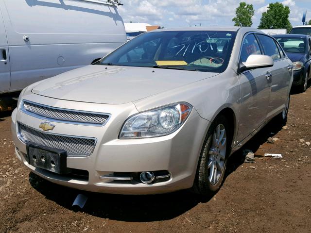 1G1ZE5EB9AF294733 - 2010 CHEVROLET MALIBU LTZ ოქროსფერი ფოტო 2
