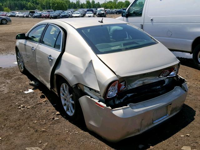 1G1ZE5EB9AF294733 - 2010 CHEVROLET MALIBU LTZ ოქროსფერი ფოტო 3