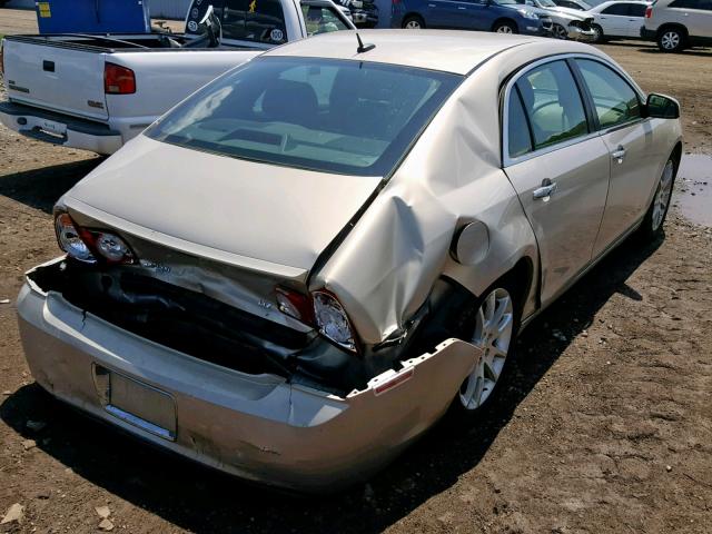 1G1ZE5EB9AF294733 - 2010 CHEVROLET MALIBU LTZ ოქროსფერი ფოტო 4