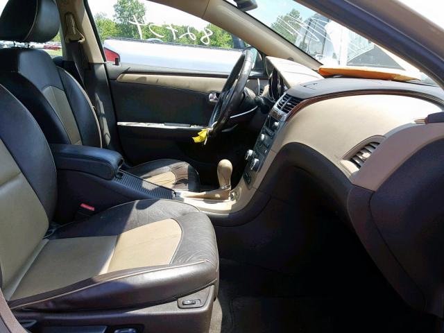 1G1ZE5EB9AF294733 - 2010 CHEVROLET MALIBU LTZ ოქროსფერი ფოტო 5