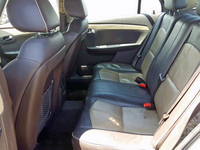 1G1ZE5EB9AF294733 - 2010 CHEVROLET MALIBU LTZ ოქროსფერი ფოტო 6