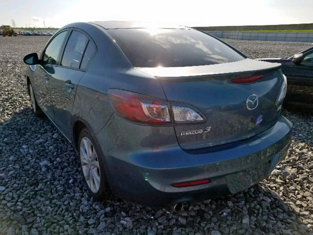 JM1BL1U55B1485051 - 2011 MAZDA 3 S BLUE photo 3