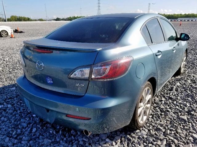 JM1BL1U55B1485051 - 2011 MAZDA 3 S BLUE photo 4